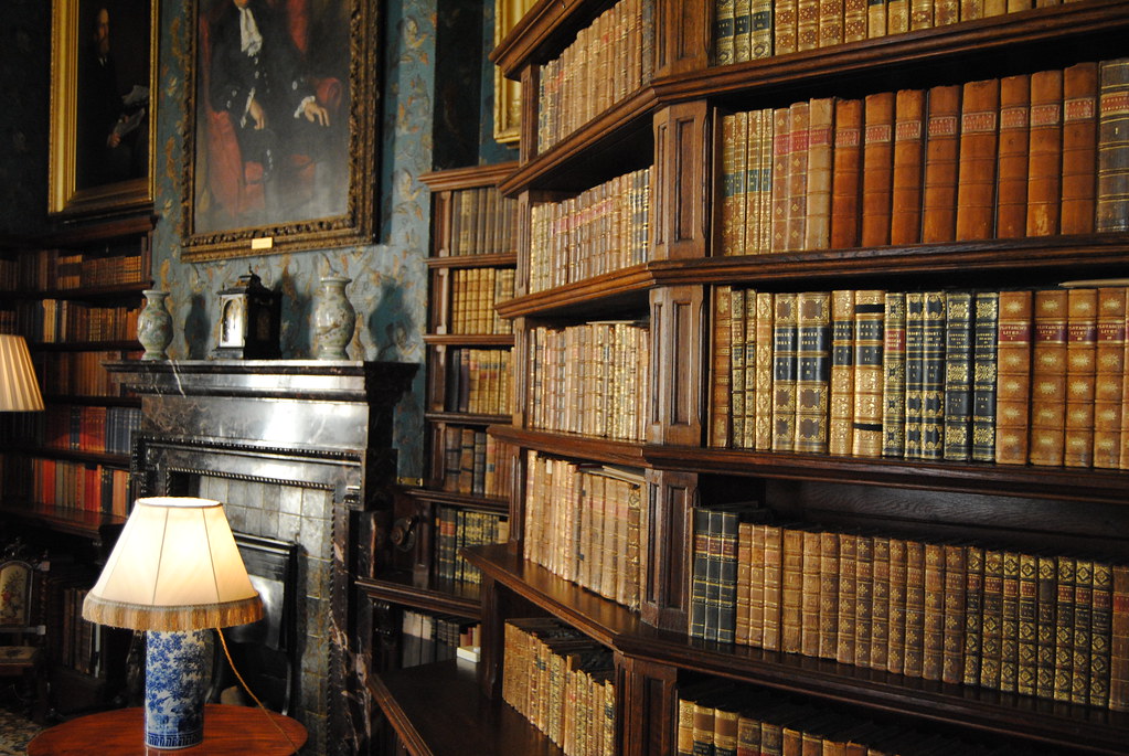 Dunster Castle library Gill Bland Flickr