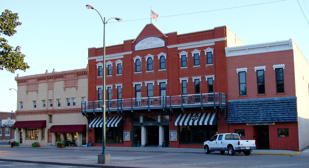 Downtown Minden, Nebraska Located on the Kearney County Co… Flickr