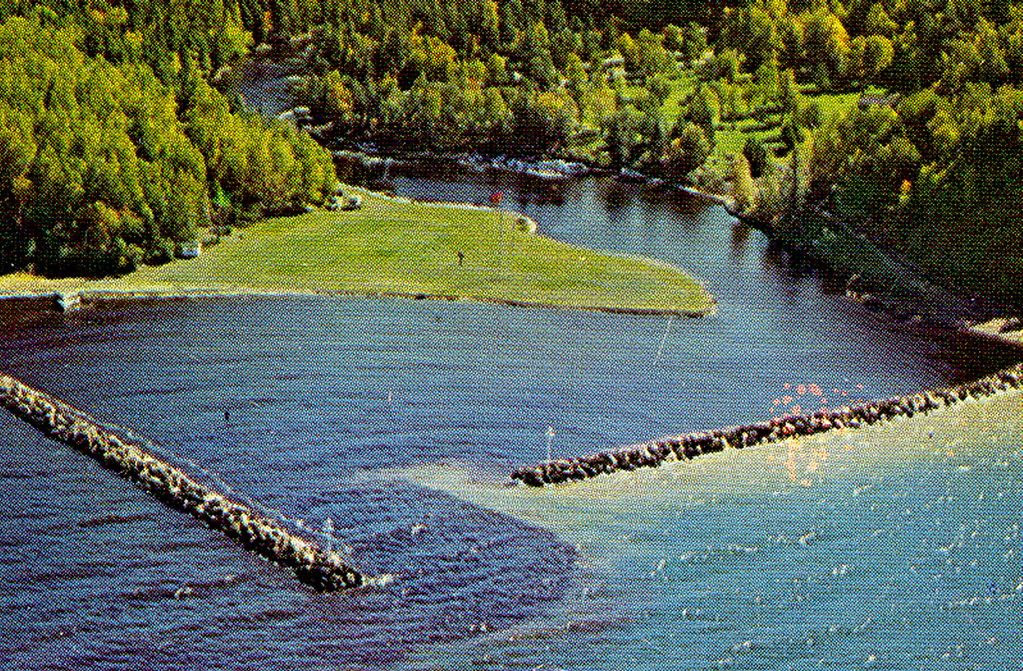 Ironwood MI UP RARE Aerial View Harbor Refuge at the Black… Flickr