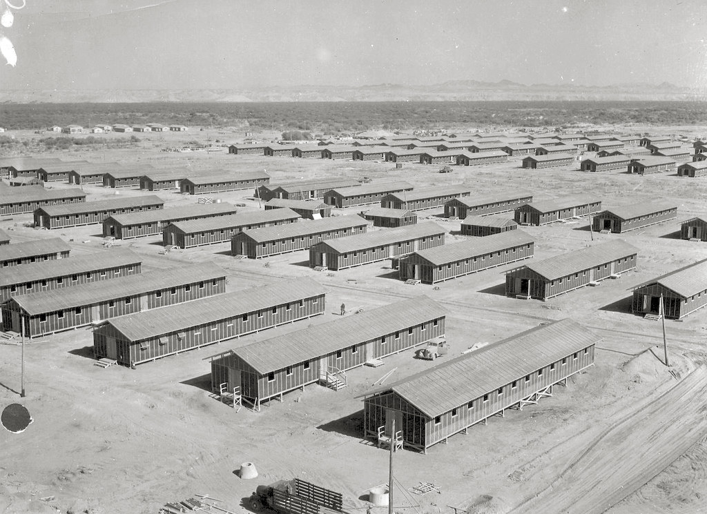 Poston, Arizona living quarters, c. 1942 With the encou… Flickr