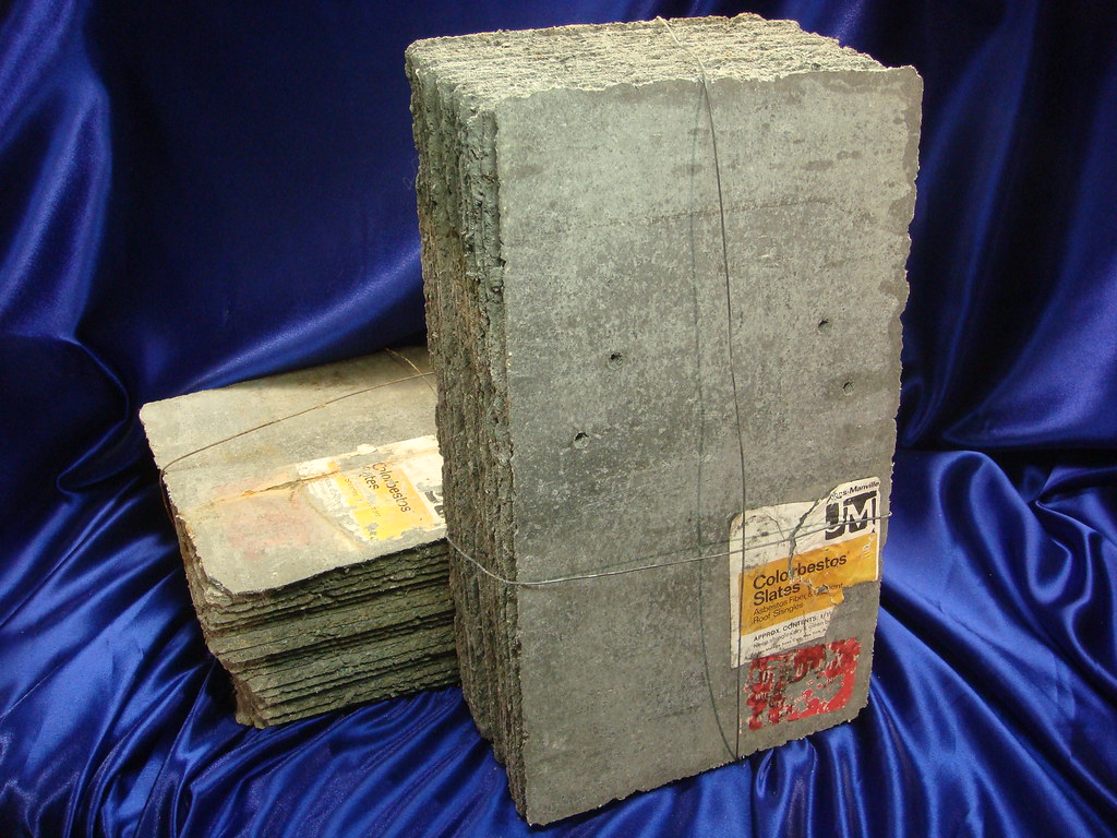 JohnsManville Colorbestos Asbestos Shingles Bundles of la… Flickr