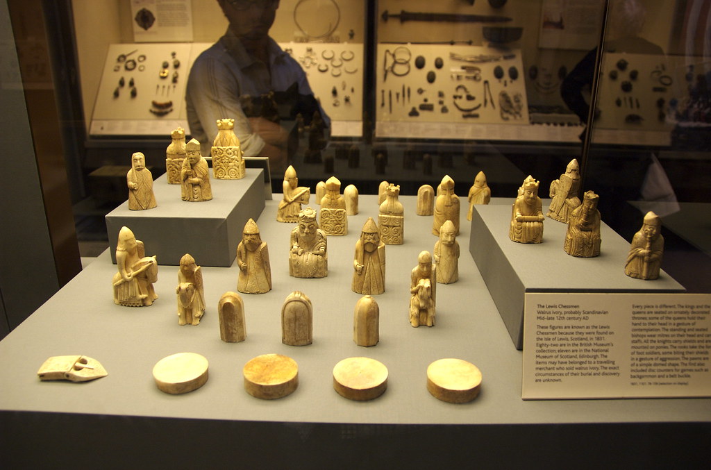 Lewis Chessmen, British Museum From Wikipedia, the free en… Flickr