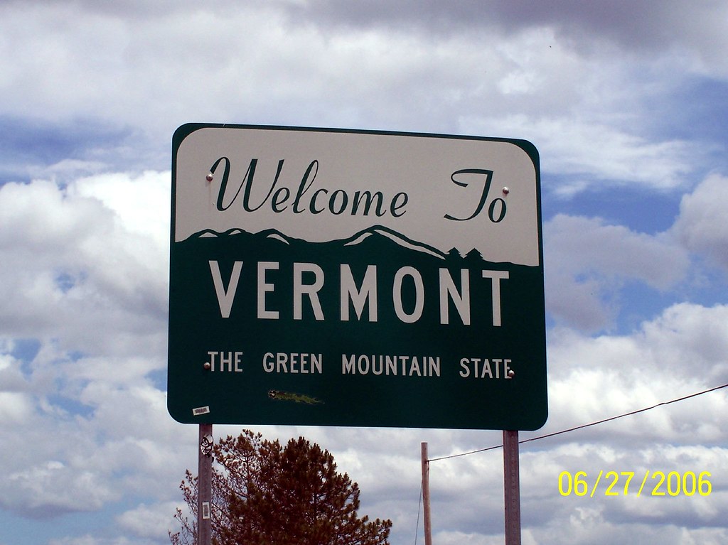 To Vermont sign on entering Vermont from U… Flickr