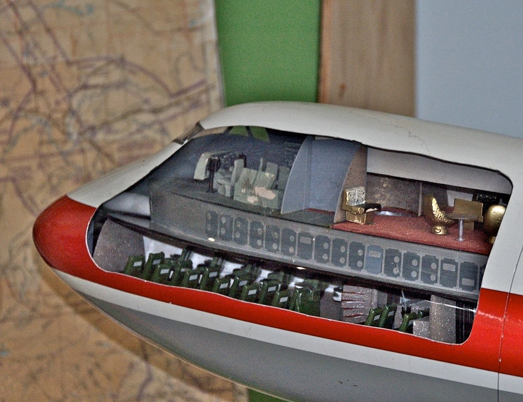 Boeing 747 Cutaway Model Close Up Note the circular stairc… Flickr