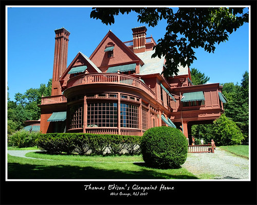 Thomas Edison's Home in NJ Genius is one per cent inspir… Flickr