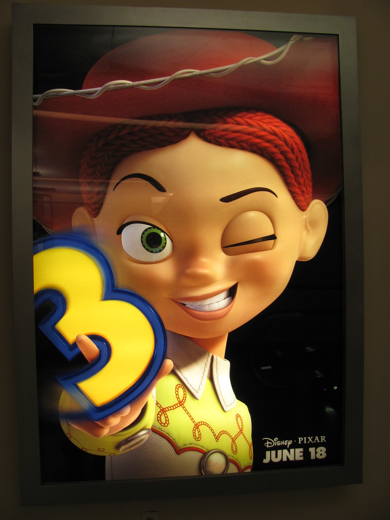 Toy Story 3 Poster featuring Jessie at Hollywood & Highlan??? Flickr