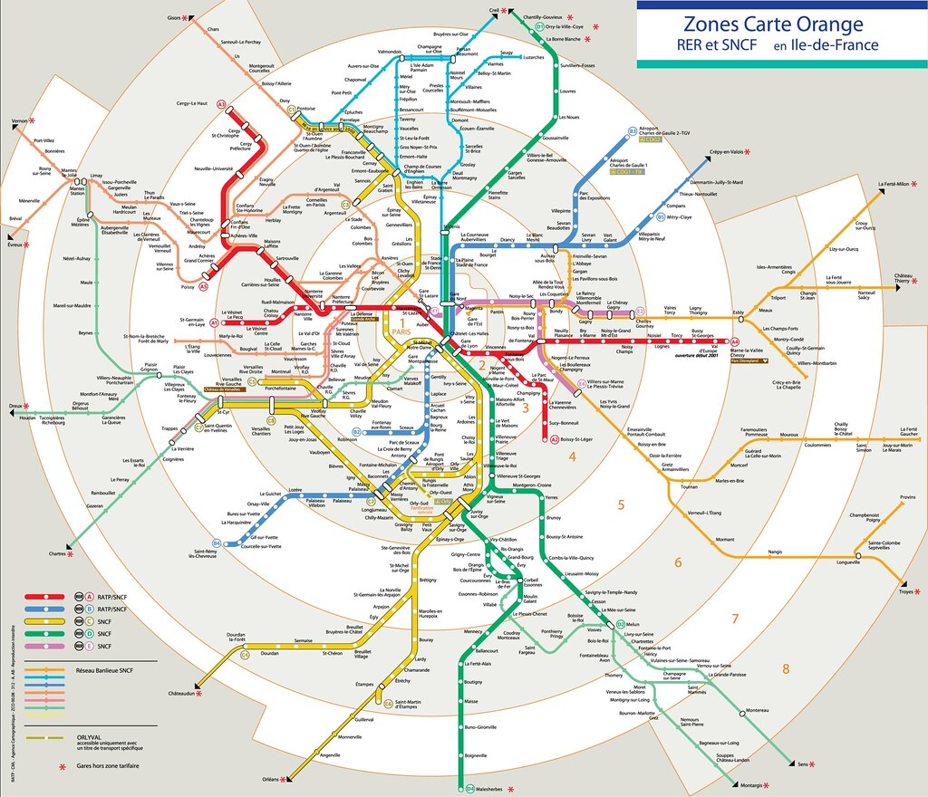 Paris Ratp Zone Map Image to u
