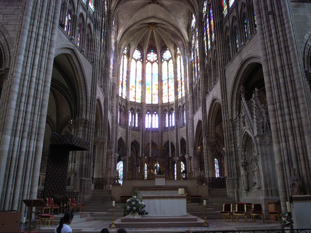 Interior, St Denis Interior, Basilique St Denis (early 12t… Flickr