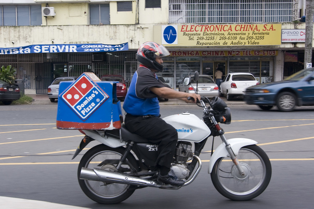 pizza delivery motorcycle Mike Matz Flickr