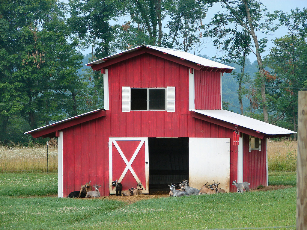 Baby Barn A little tiny barn for pygmy goats. The place is… Flickr