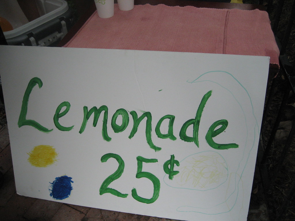 Lemonade stand A lemonade stand in Eastern Market. Still f… Flickr