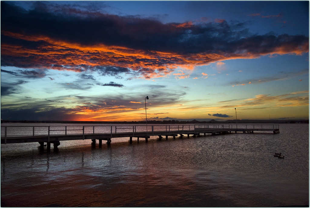 Lake Nasworthy at Dusk I waited on this spot for about 2 h… Flickr
