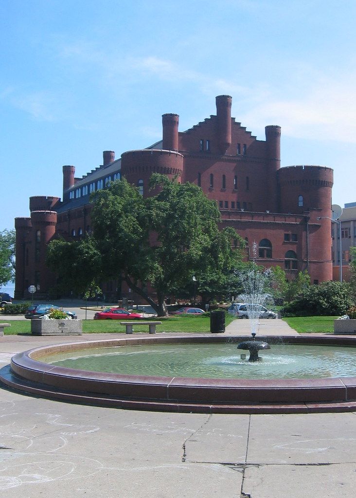 Red Gym from Library Mall University of Wisconsin, Madison… Flickr