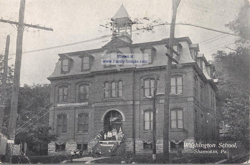 Shamokin PaWashington School If you like old photos and … Flickr