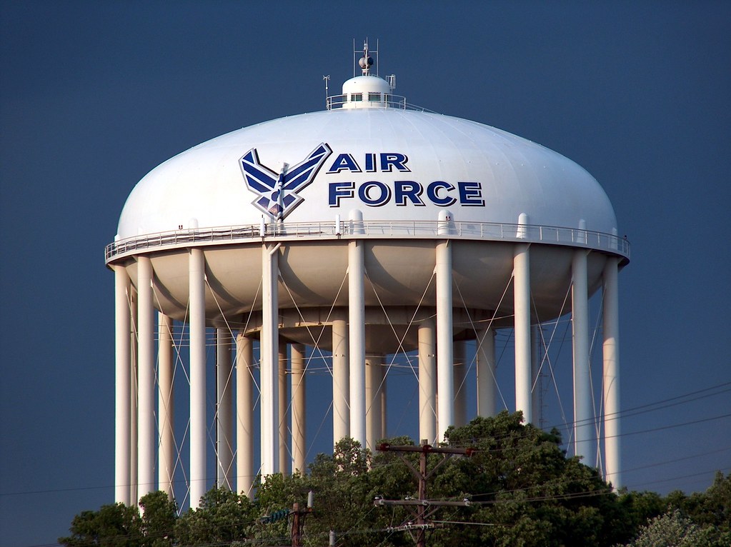Water Tower at Andrews AFB Eric Boisclair Flickr