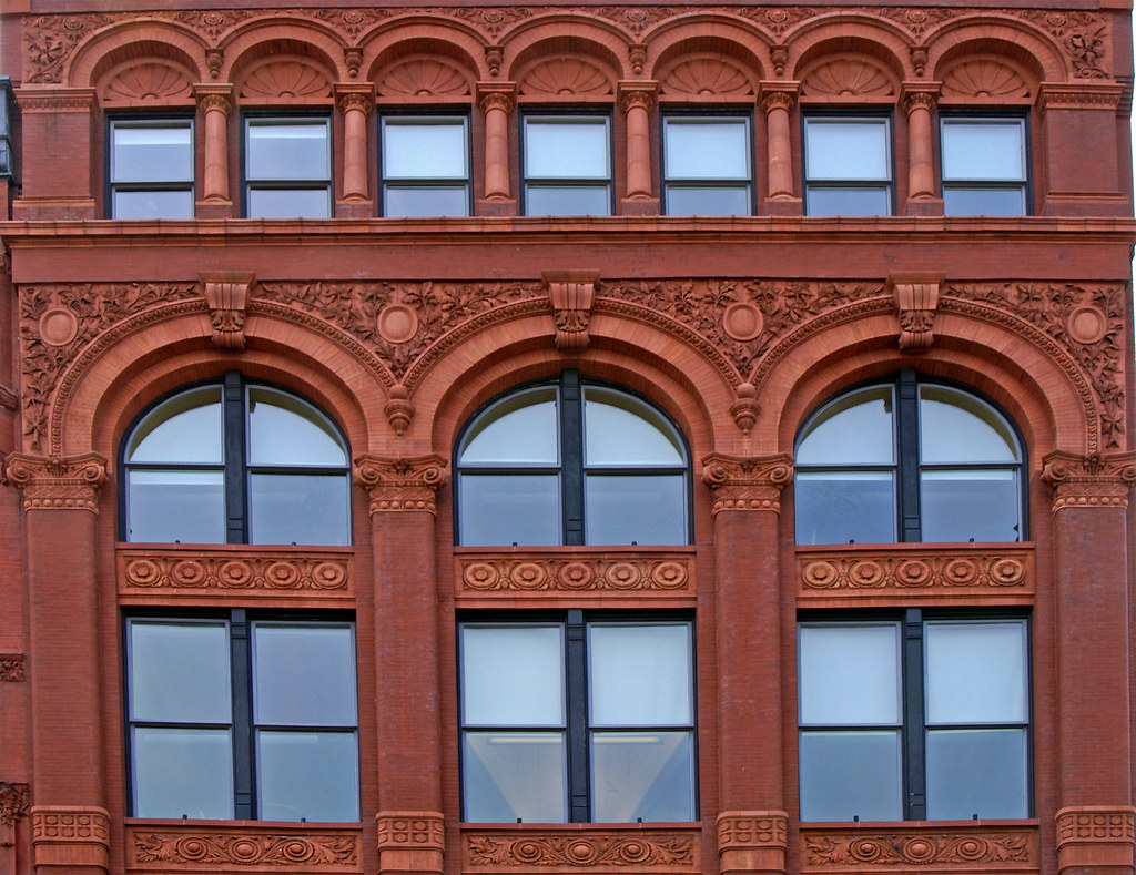 Louisville Windows 01 Arched windows and facade with terra… Flickr