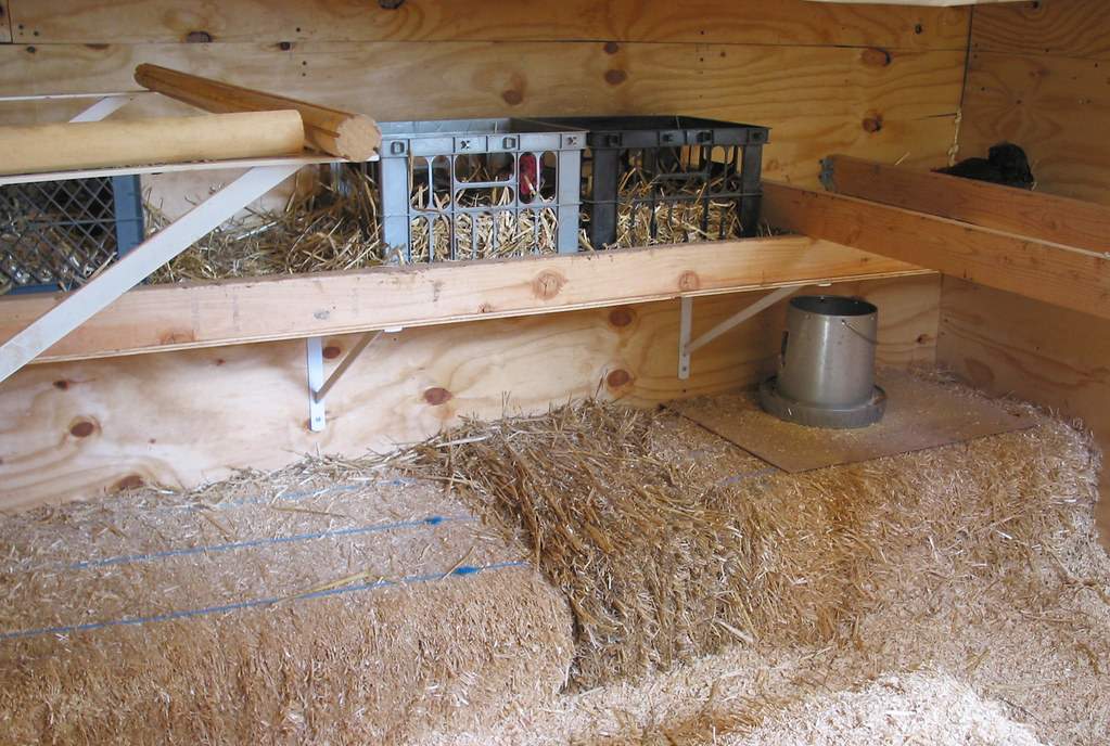 chicken coop perches & nests the hens seem to like the mi… Flickr