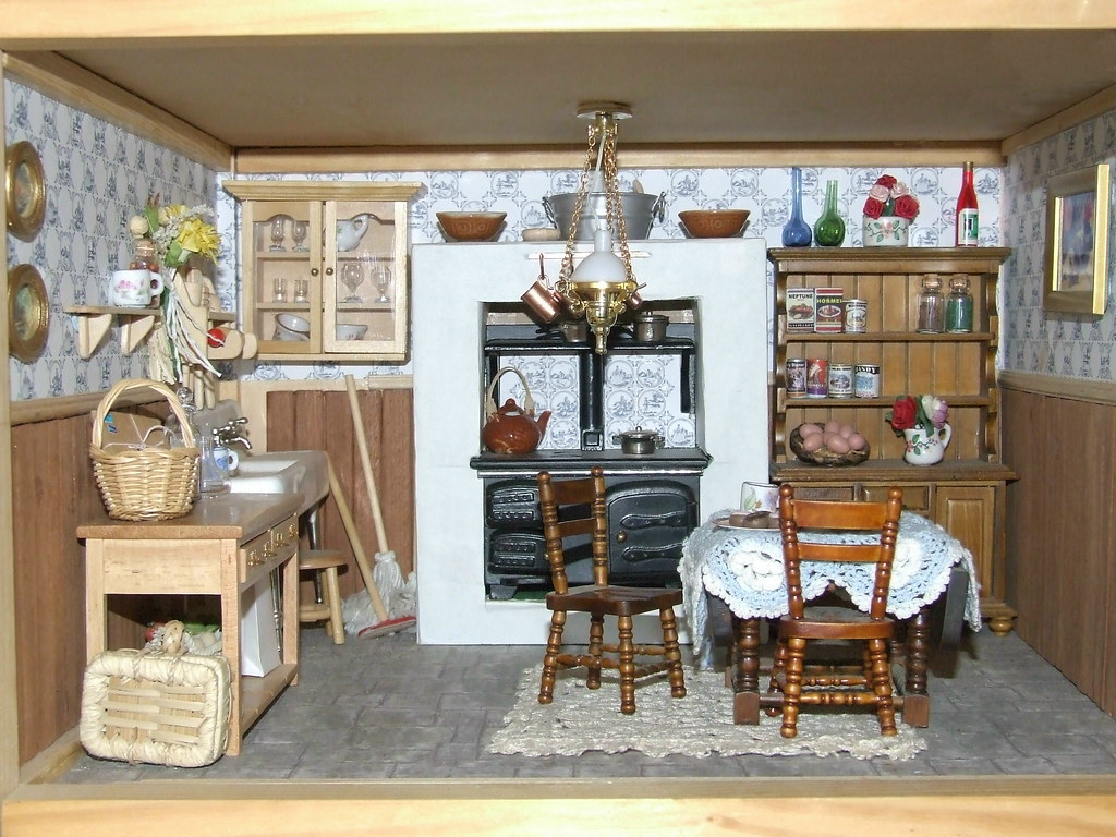 Dollhouse kitchen Pretty much finished the kitchen of the … Flickr