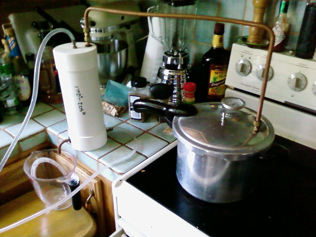 Modern Moonshine Equipment (demonstration setup) Making mo… Flickr