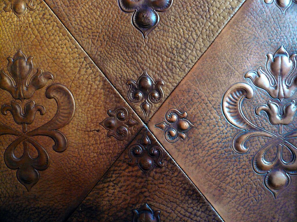 Leather Wall covering in the Rathaus Lesley Black Flickr