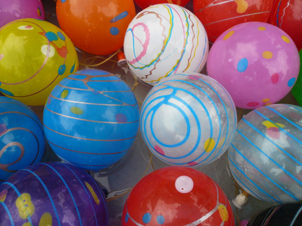 yoyo The water yoyo which hung a water balloon with a rub… Flickr