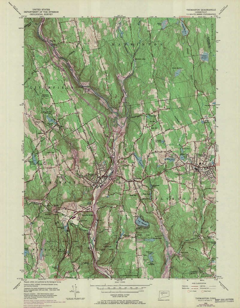 Thomaston Quadrangle 1969 USGS Topographic Map 124,000 Flickr