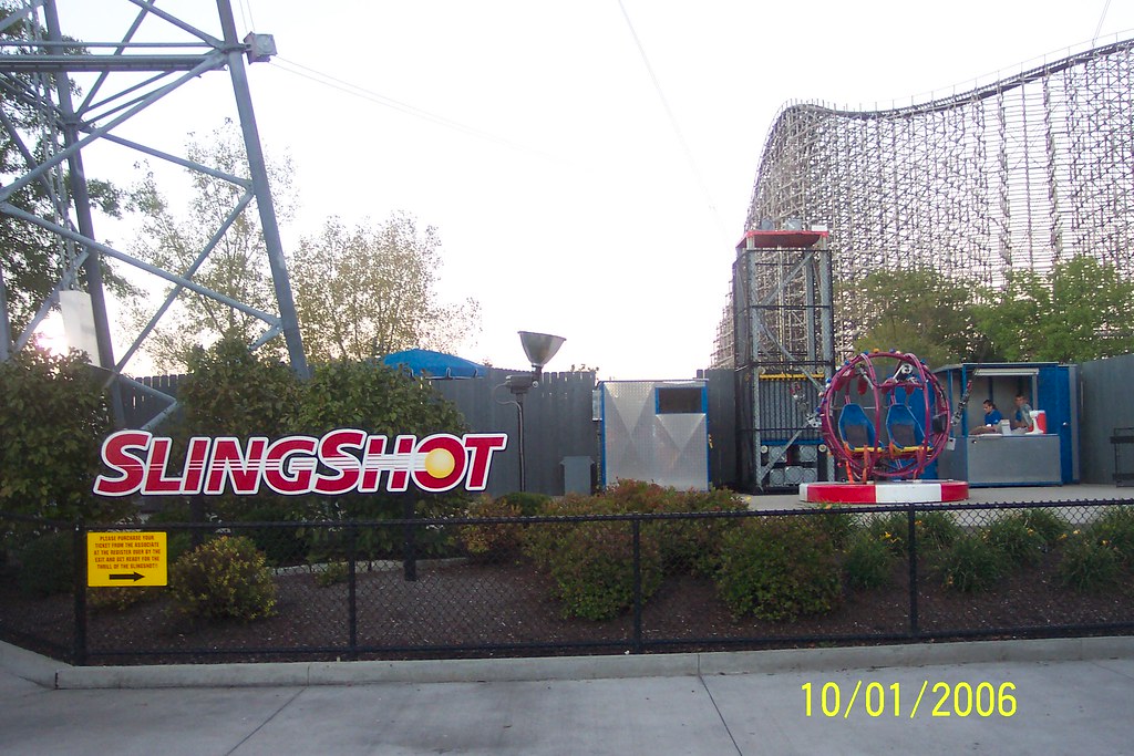 Slingshot Sign for Slingshot at Kings Island David Bowers Flickr