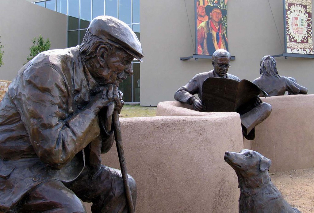 Old Man and Dog Statue New Mexico, Art Museum Art museum i… Flickr