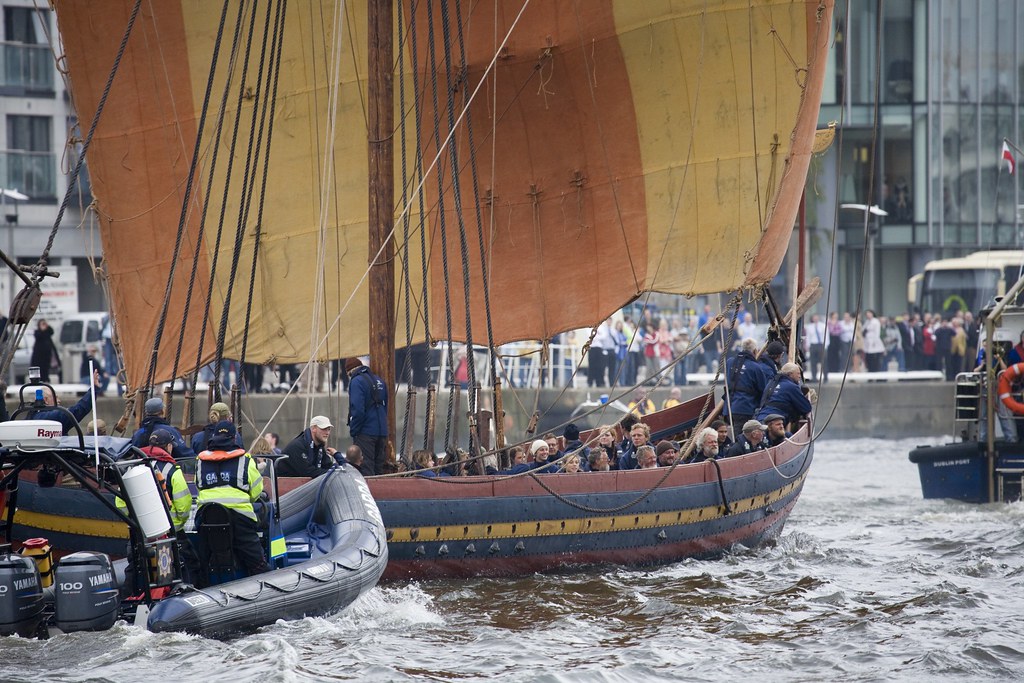 VIKING LONGSHIP "SEA STALLION" ARRIVES IN DUBLIN The 30 me… Flickr