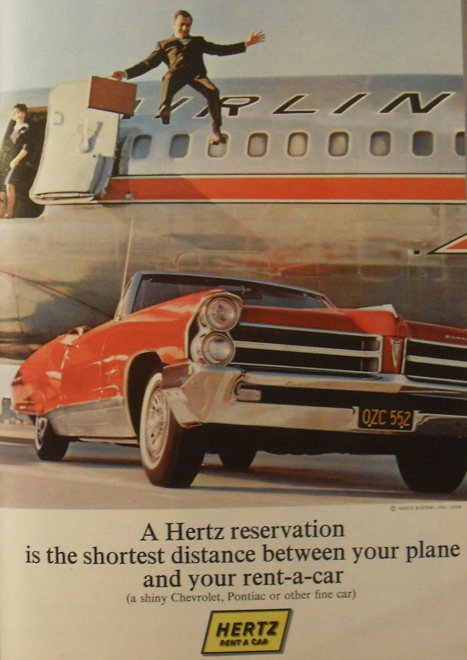 1965 HERTZ Rent A Car Vintage Advertisement More to see HE… Flickr