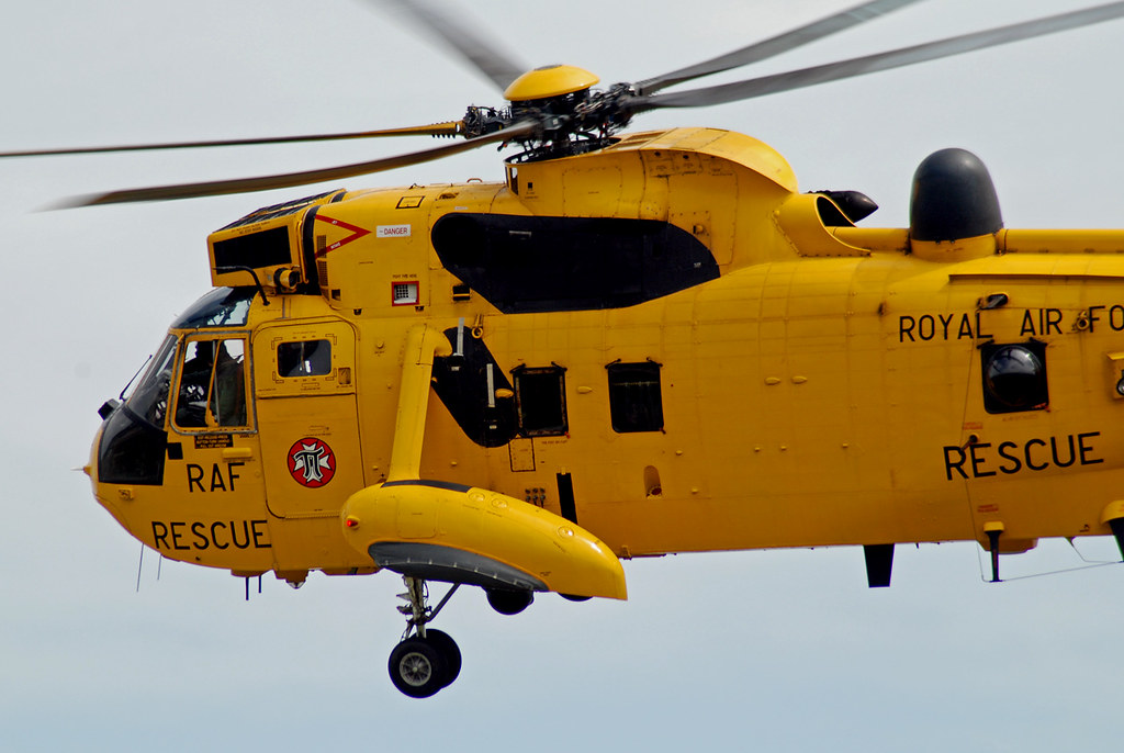 Big Yellow Helicopter Seaking of 22Sqn Wattisham did a SAR… Flickr