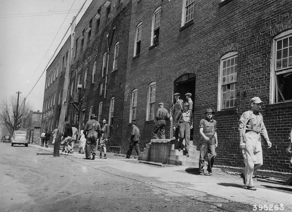 Tell City Chair Factory at noon. Caption Employees of the… Flickr