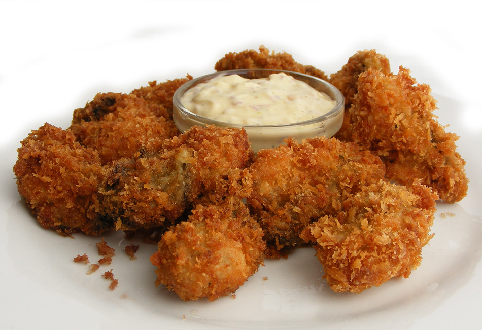 Fried Oysters Fried Oysters Make a batter with 1 egg 2 T c… Flickr
