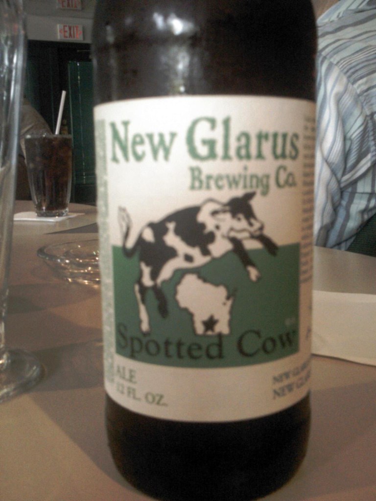 Mmm... Beer. New Glarus Spotted Cow. I'm not in California… Flickr
