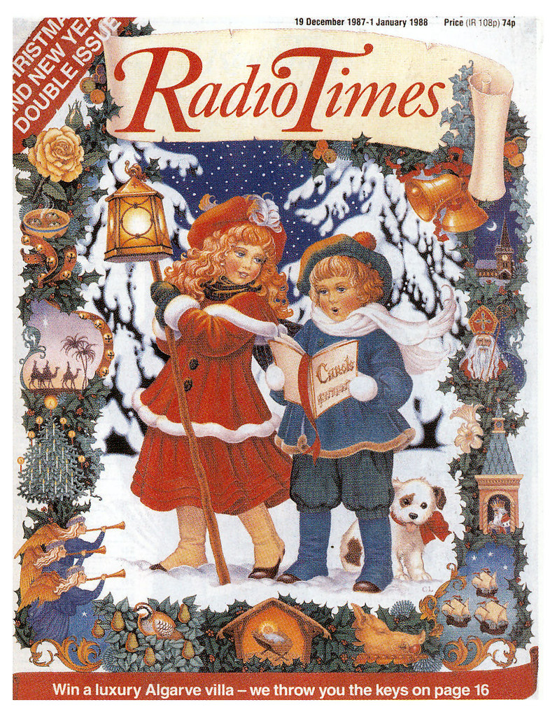Radio Times Cover 19871219 Christmas from a book combomphotos