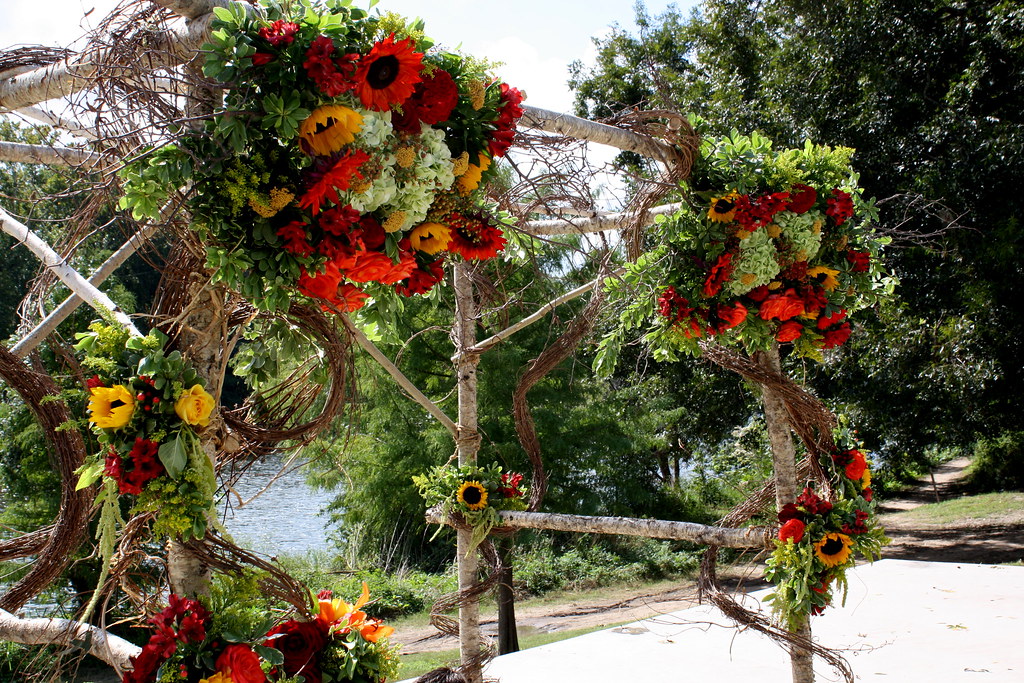 Brush Arbor Created by Bastrop florist, Brenda Abbott Flor… Flickr