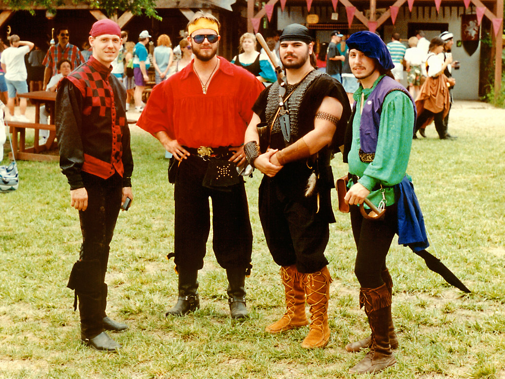 Costumed men, Scarborough Renaissance Faire Four guys in p… Flickr