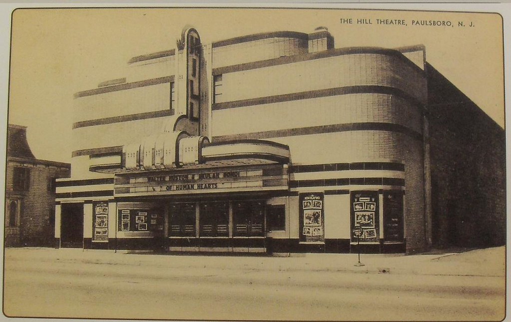 1940s HILL THEATRE CINEMA Paulsboro NEW JERSEY Vintage Pos… Flickr