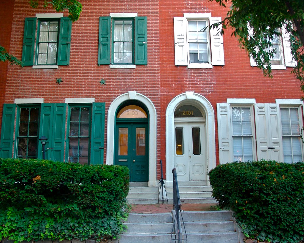 Philadelphia Brownstones Green St., Fairmount, Philadelphi… Flickr