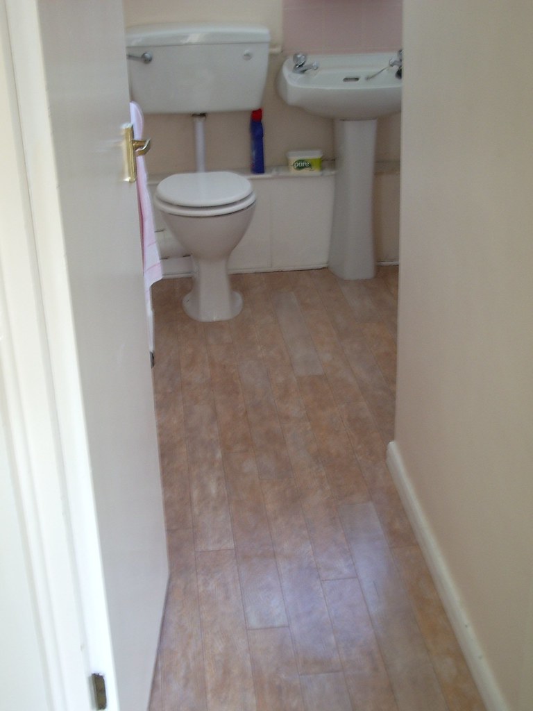 Clean bathroom floor Now there's a motivation for next tim… aimee