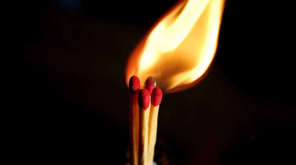 Match Stick on Fire wordie93 Flickr