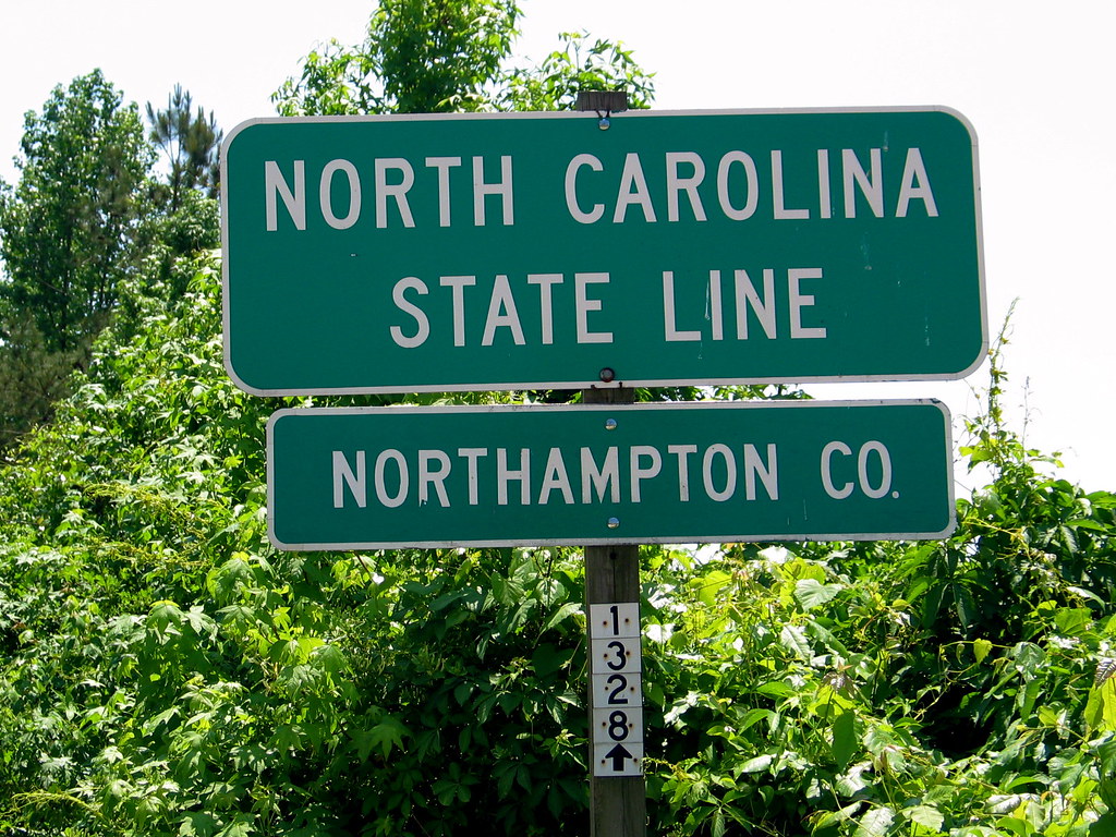 North Carolina State Line Between Greensville County VA an… Flickr