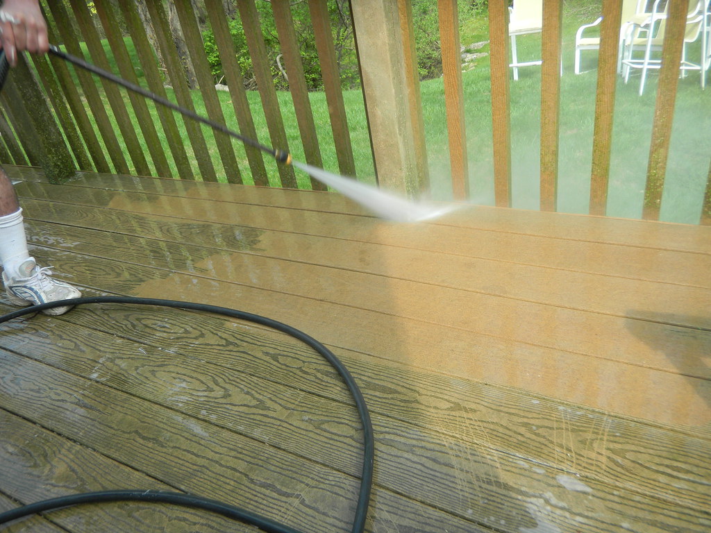 Pressure Washing Exterior Deck in Maplewood New Jersey Flickr