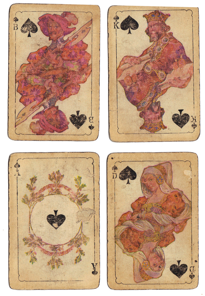 spades face cards Spades face cards from a cool old patien… Flickr
