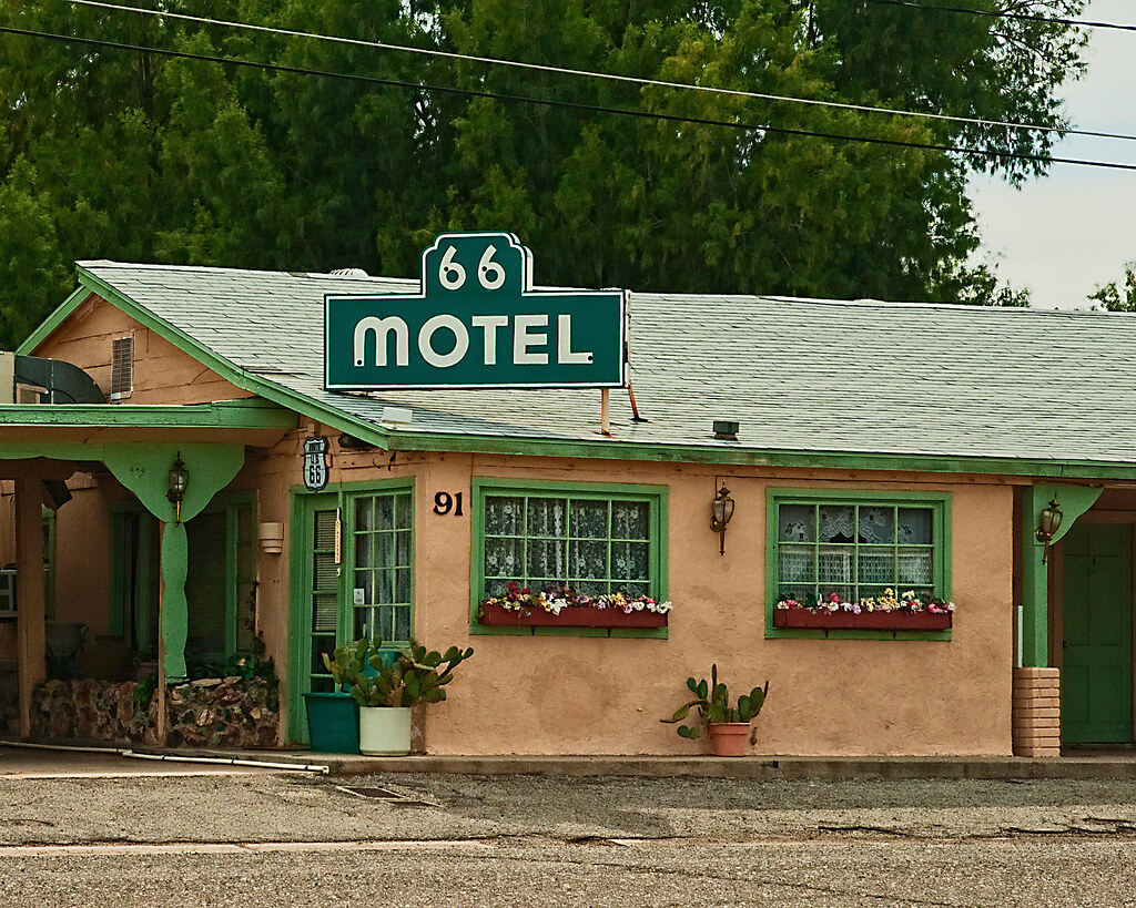 66 Motel Needles Another must see on Route 66, the 66 Mo… Flickr