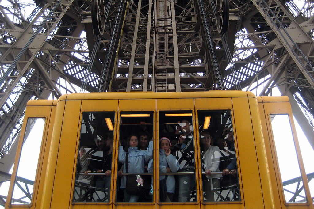 Paris Tour Eiffel Doubledecker Elevators Wally Gobetz Flickr