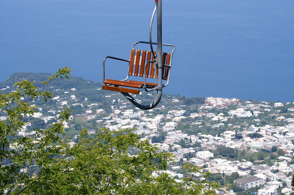 Capri Chair Lift View over Anacapri Tina P. Flickr