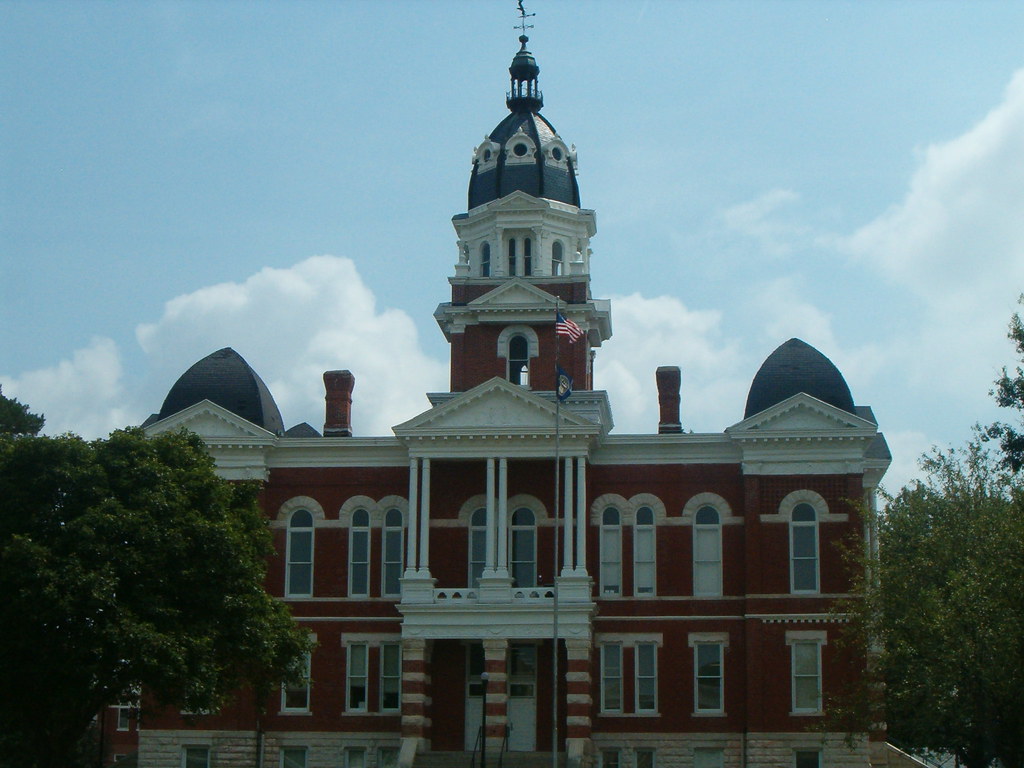 Johnson County Courthouse Tecumseh Nebraska This beautiful… Flickr
