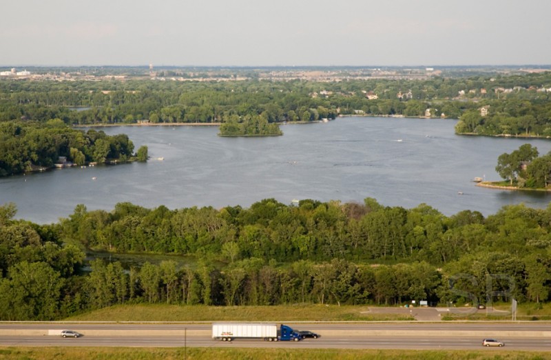 Crystal Lake from Buck Hill One of Minnesota's 10,000 lake… Flickr