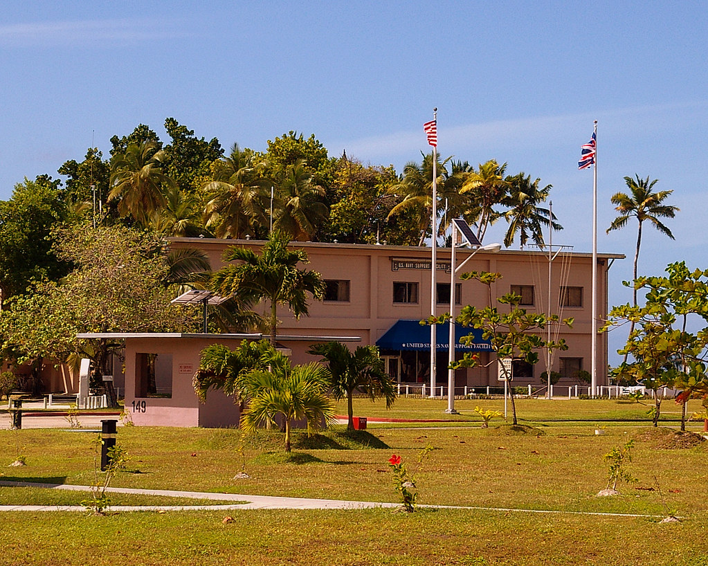 Naval Station Headquarters Downtown Diego Garcia Bri… Flickr